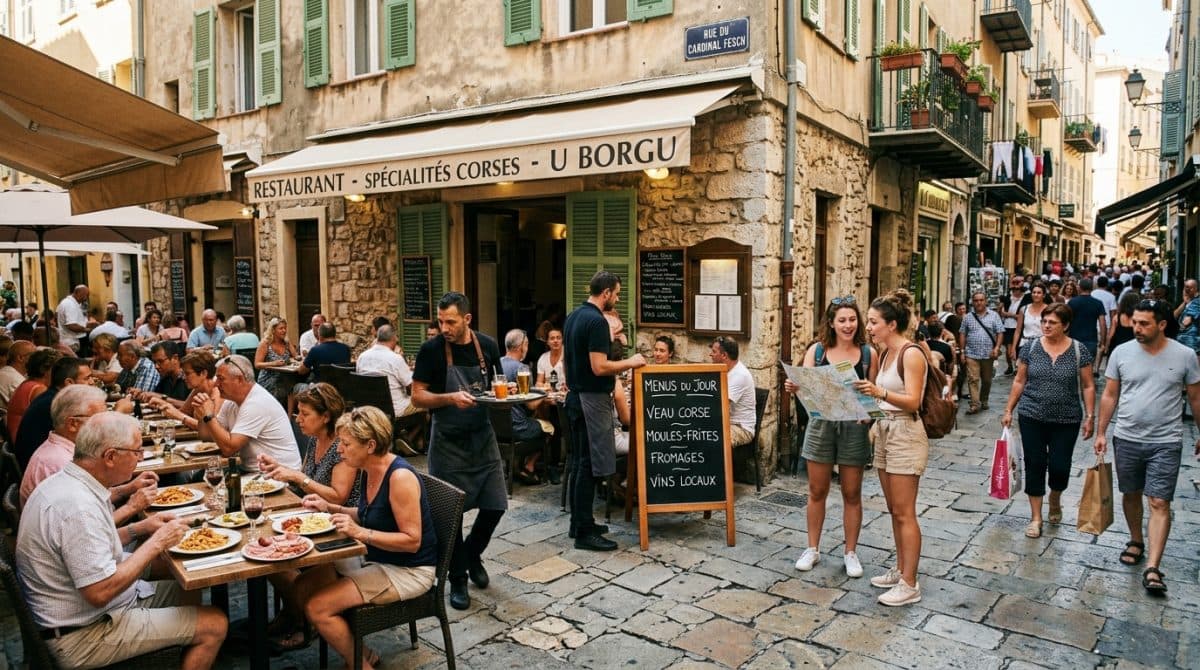Illustration générée : Restaurant a vendre ajaccio centre ville