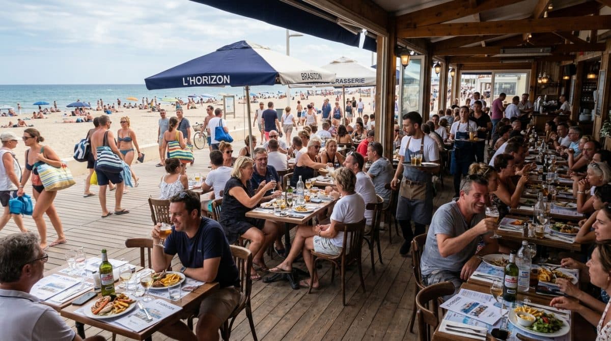 Illustration générée : A vendre bar brasserie licence 4 littoral montpellier