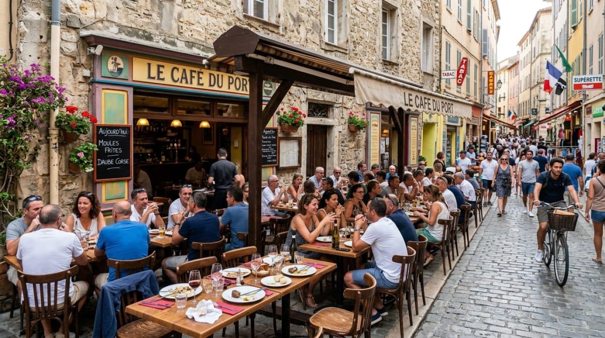 Illustration générée : A vendre restaurant ajaccio