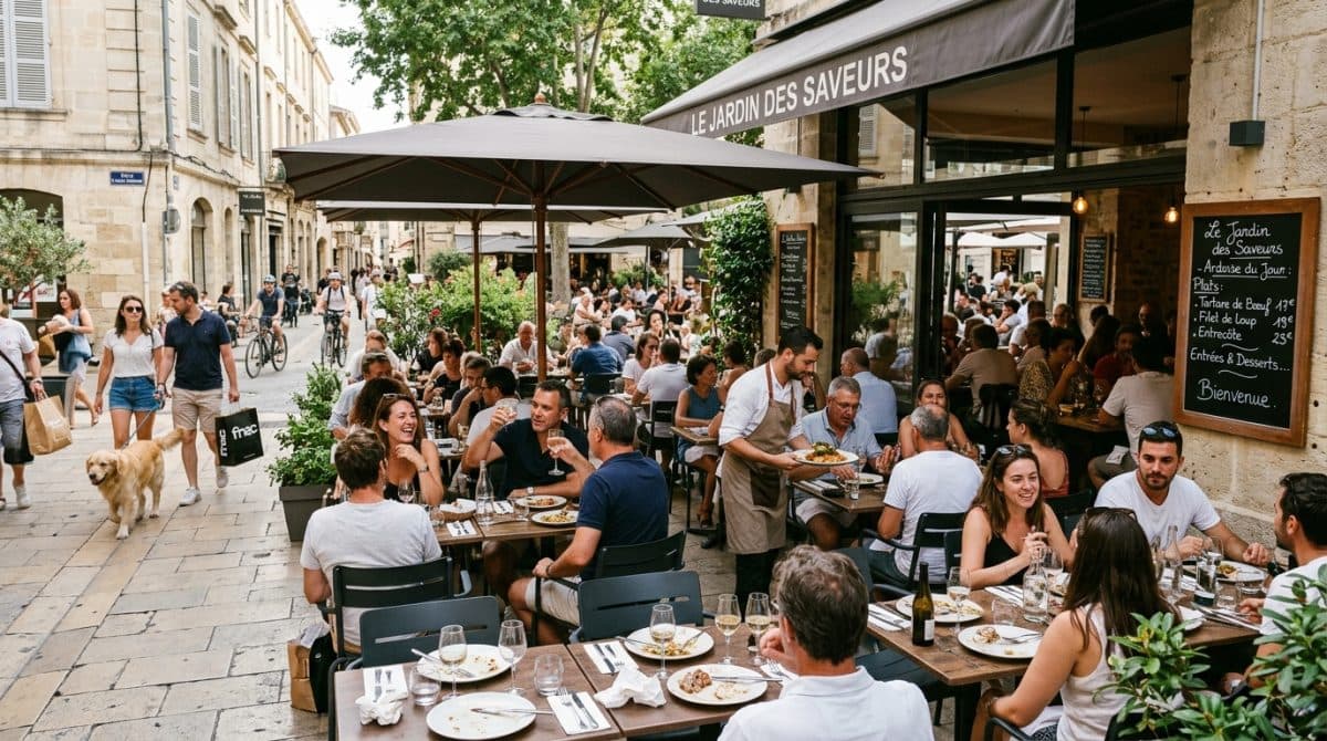 Illustration générée : A vendre restaurant bar licence 4 montpellier EMPLACEMENT N°1