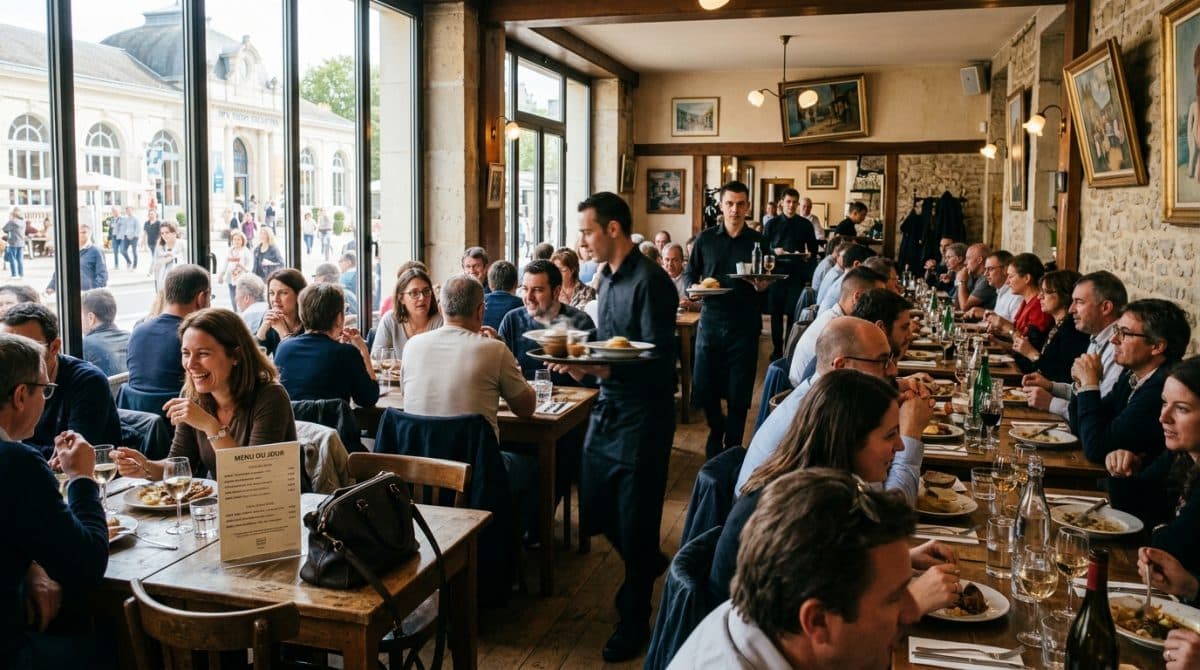 Illustration générée : A Vendre Restaurant Vichy Proche Thermes