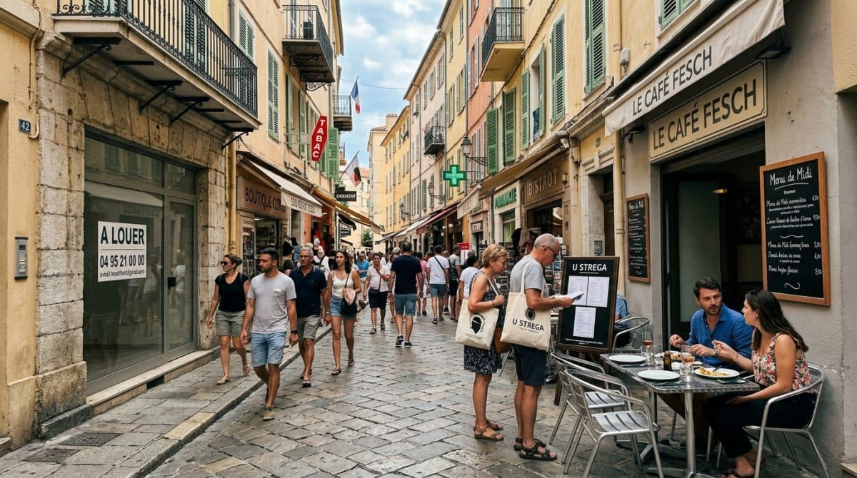 Illustration générée : Droit au bail centre ville ajaccio