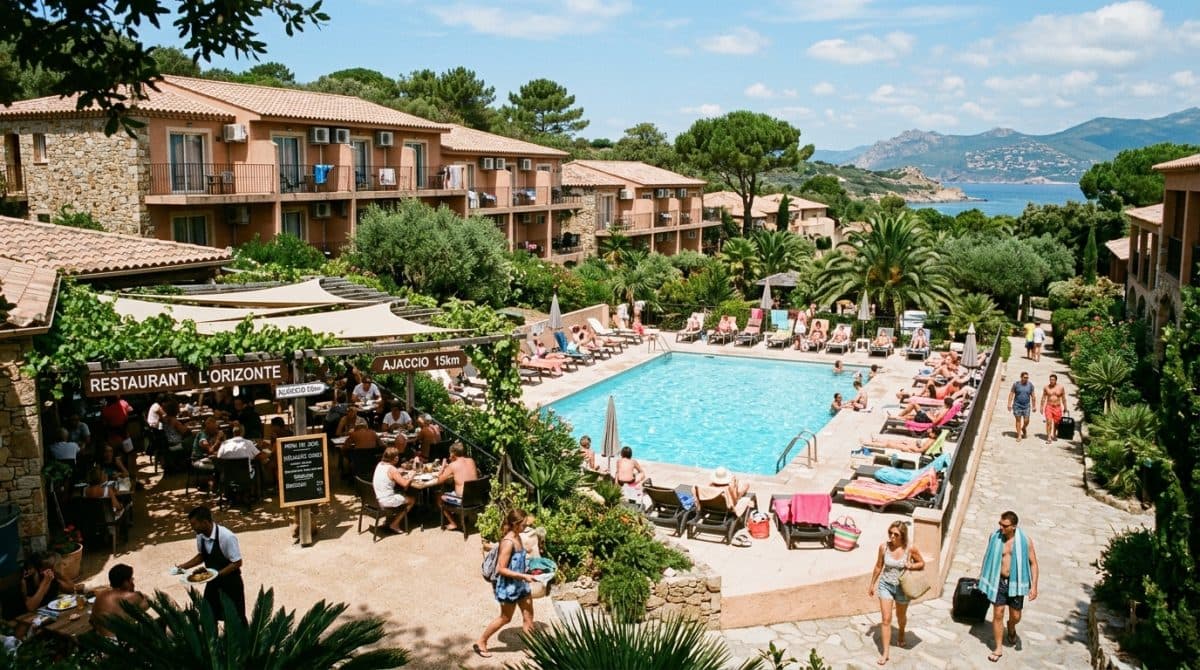 Illustration générée : Residence hoteliere a vendre corse