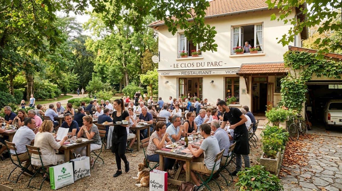 Illustration générée : A vendre un ensemble immobilier a 10 mn du centre de vichy