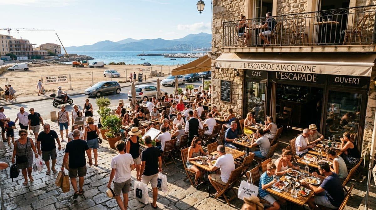Illustration générée : Vente droit au bail tous commerces rte des sanguinaires ajaccio