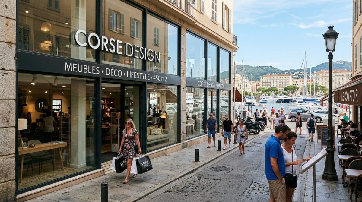 Illustration générée : A vendre droit au bail Ajaccio