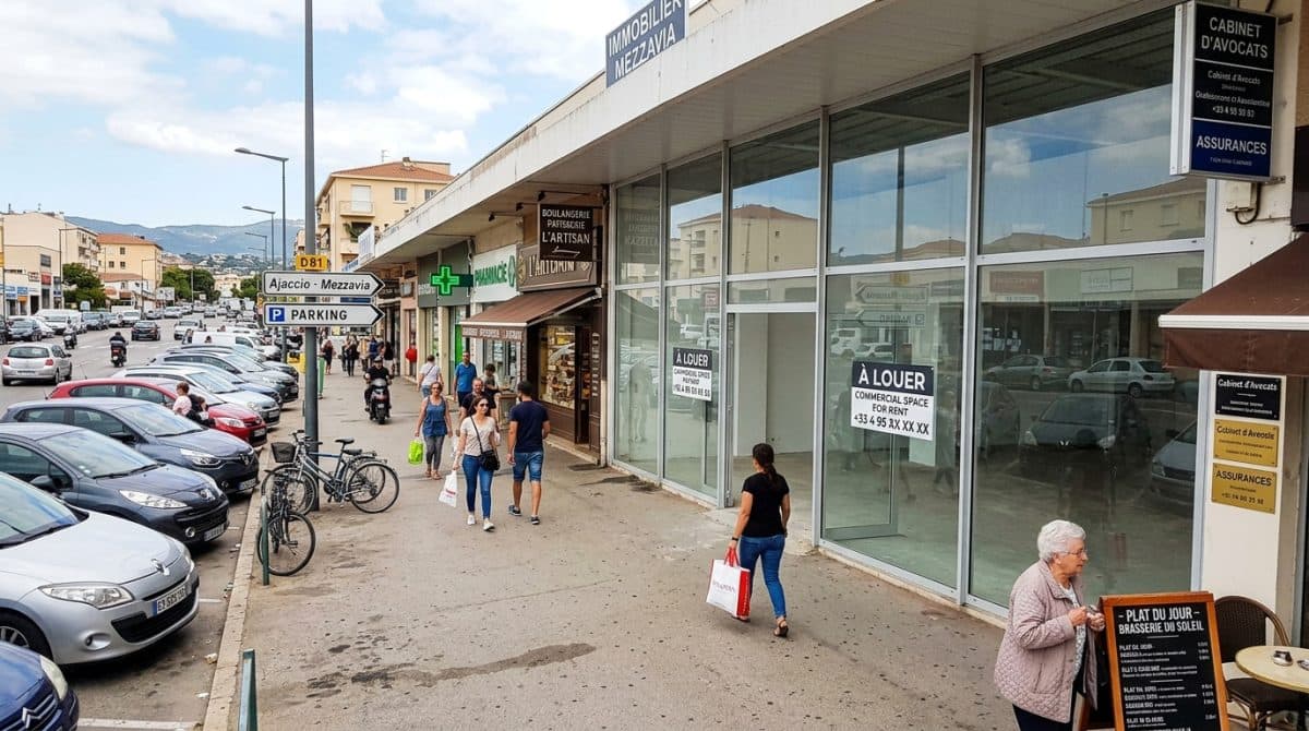 Illustration générée : A louer locaux commerciaux Z.I mezzavia ajaccio