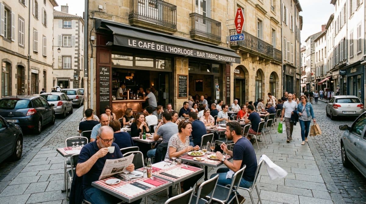 Illustration générée : Bar tabac FDJ brasserie proche riom a vendre