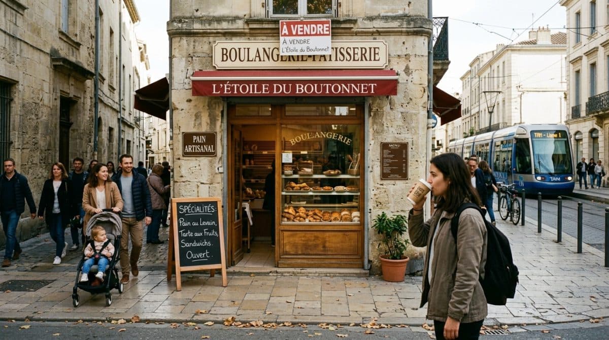 Illustration générée : Cession de fonds de commerce – Boulangerie / Terminal de cuisson - Centre Montpellier