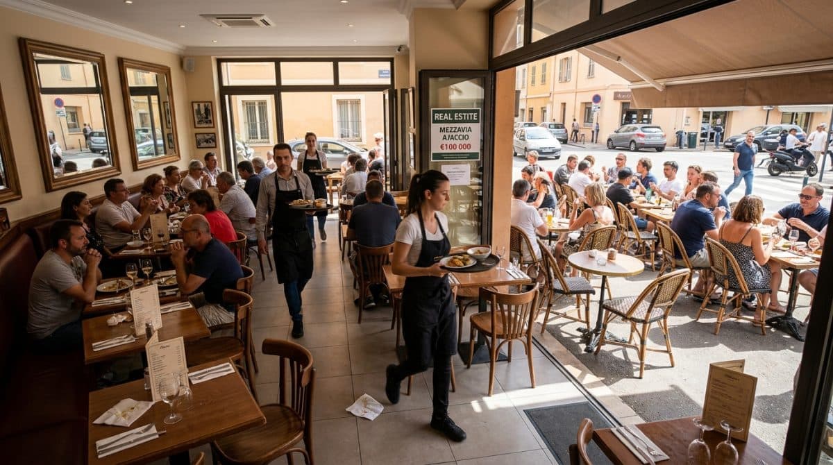 Illustration générée : Vente brasserie restaurant mezzavia