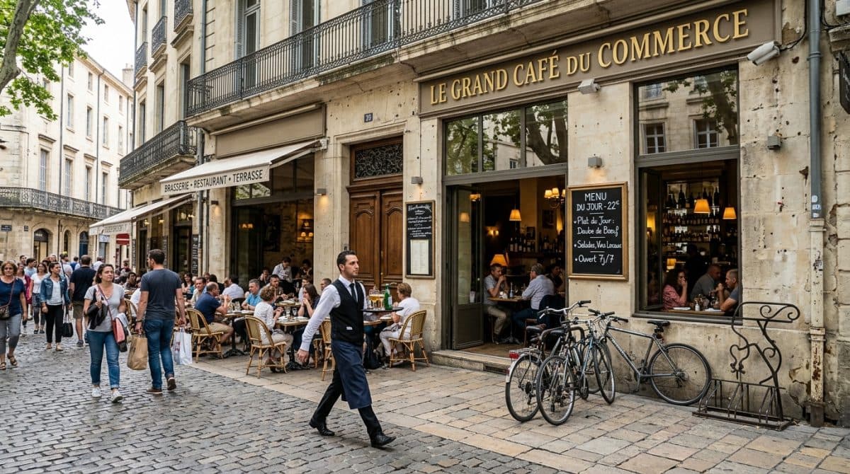 Illustration générée : A vendre fonds de commerce restaurant