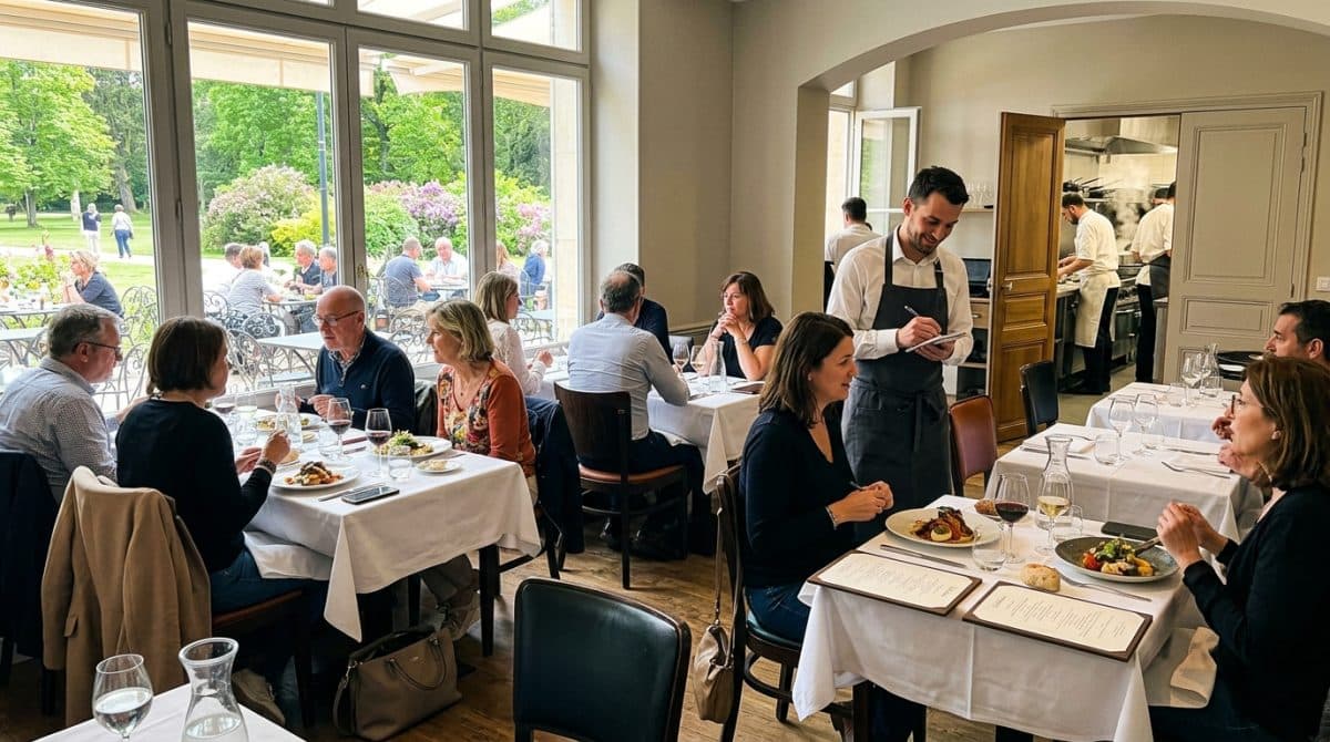Illustration générée : A vendre restaurant Licence IV à 10 min de Vichy.