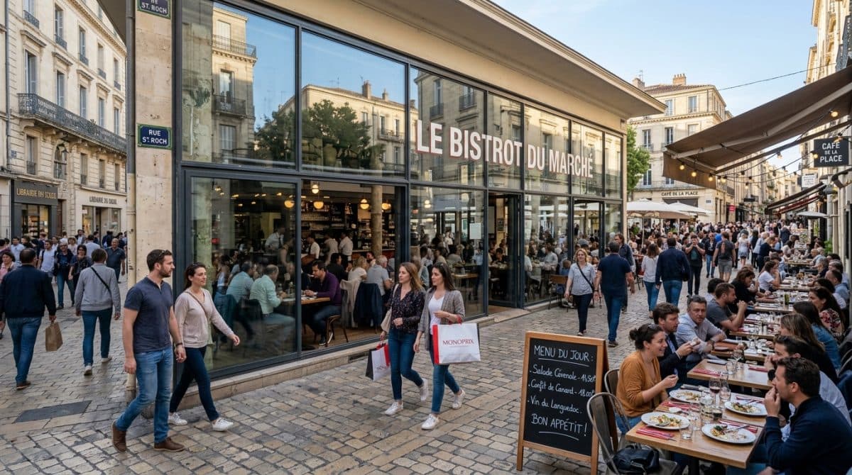 Illustration générée : A louer local commercial montpellier centre