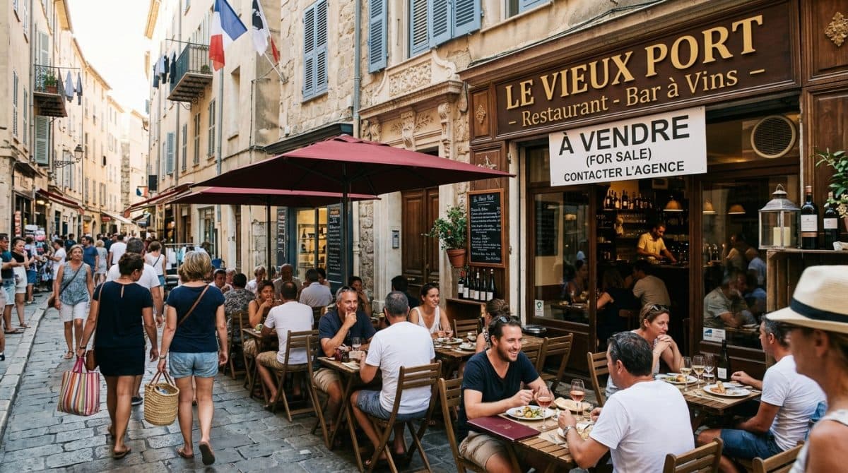 Illustration générée : A vendre fonds de commerce restaurant ajaccio centre ville