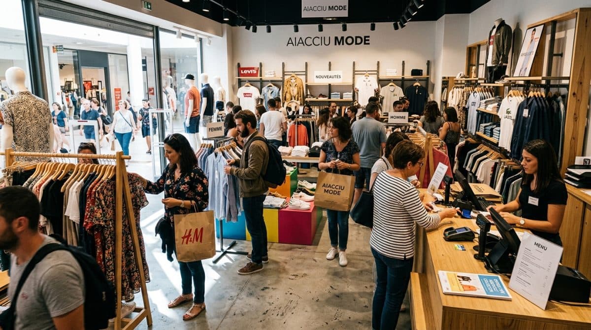 Illustration générée : A VENDRE FONDS DE COMMERCE PRET À PORTER, CHAUSSURES à AJACCIO