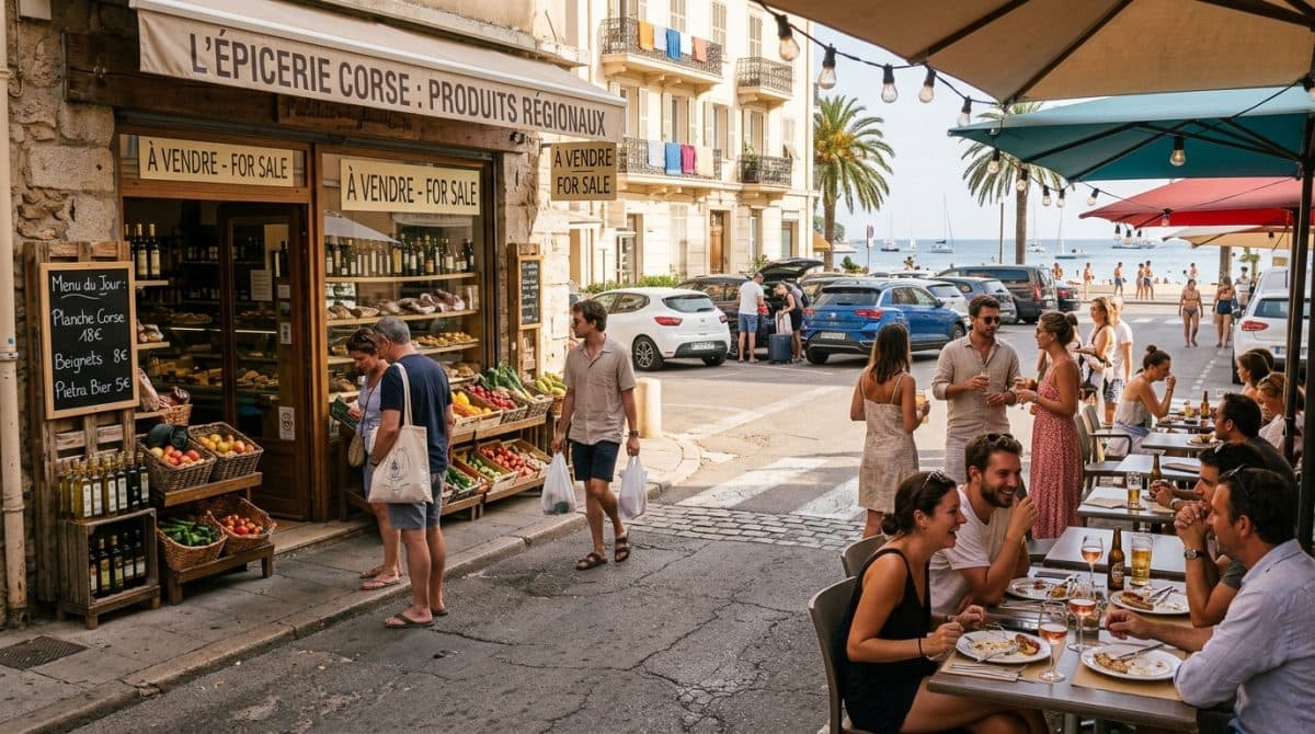 Illustration générée : A VENDRE FONDS DE COMMERCE COMMERCES ALIMENTAIRES à AJACCIO