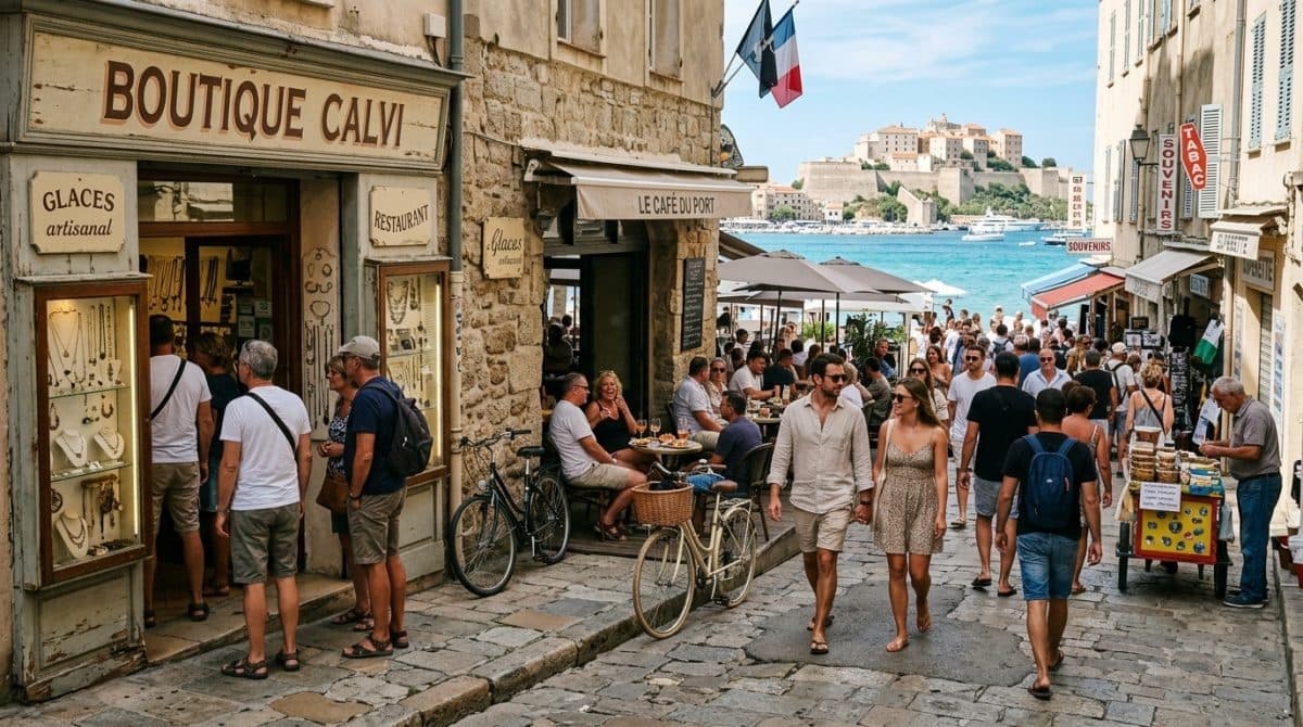 Illustration générée : A vendre murs commerciaux calvi