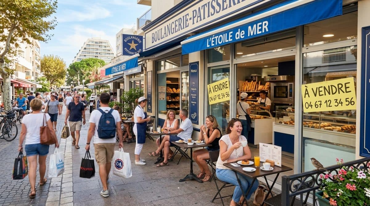 Illustration générée : A VENDRE FONDS DE COMMERCE BOULANGERIE, TERMINAL CUISSON à LA GRANDE-MOTTE