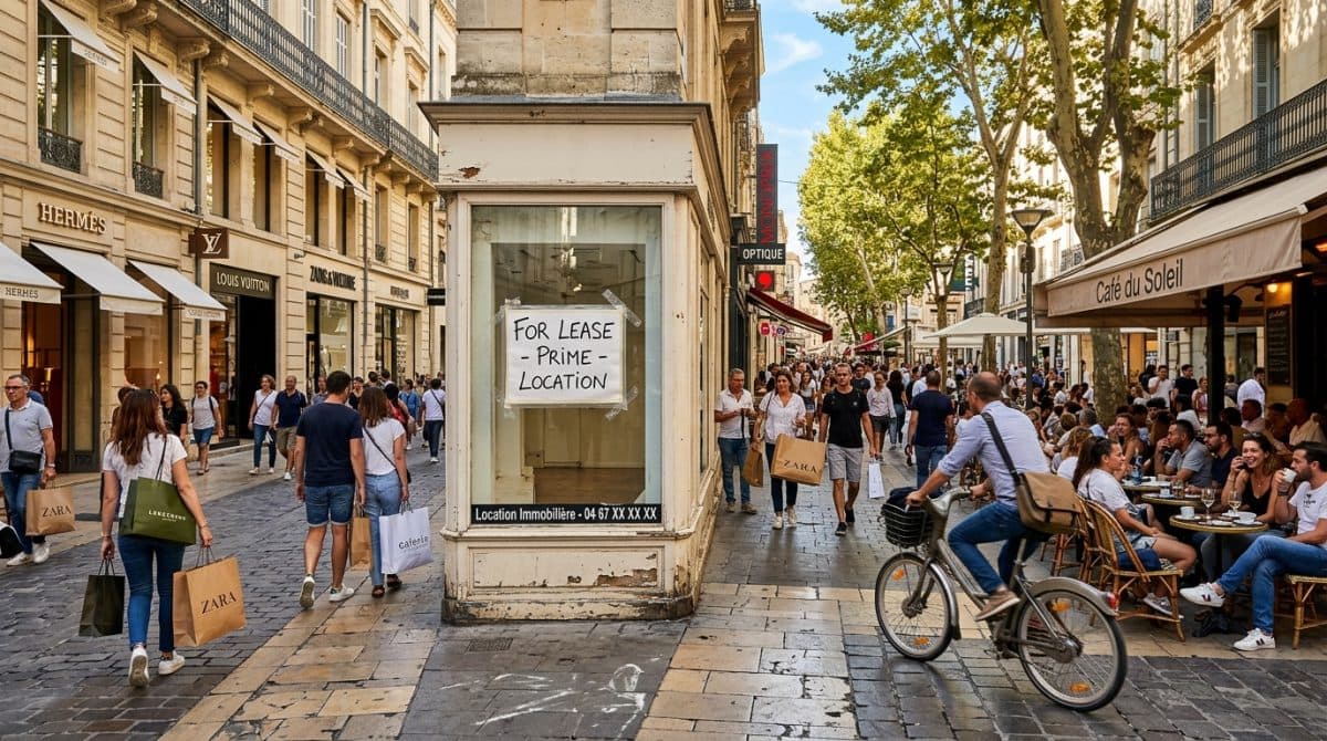 Illustration générée : A vendre droit au bail emplacement N°1 PREMIUM MONTPELLIER