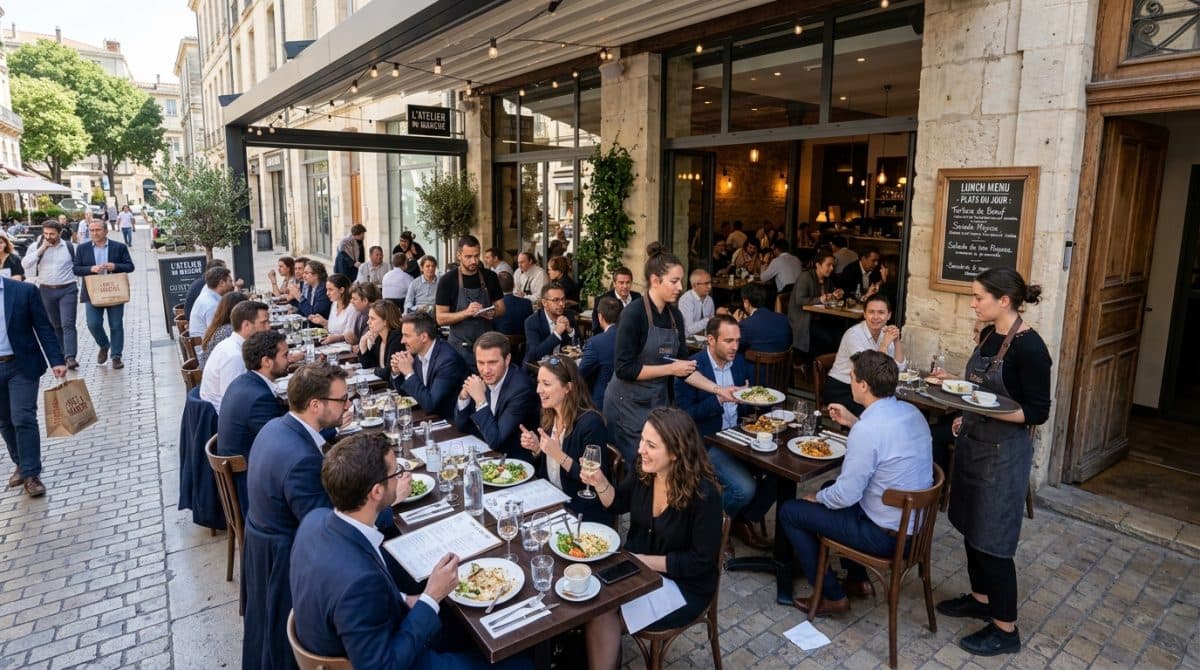Illustration générée : A vendre fonds de commerce restaurant