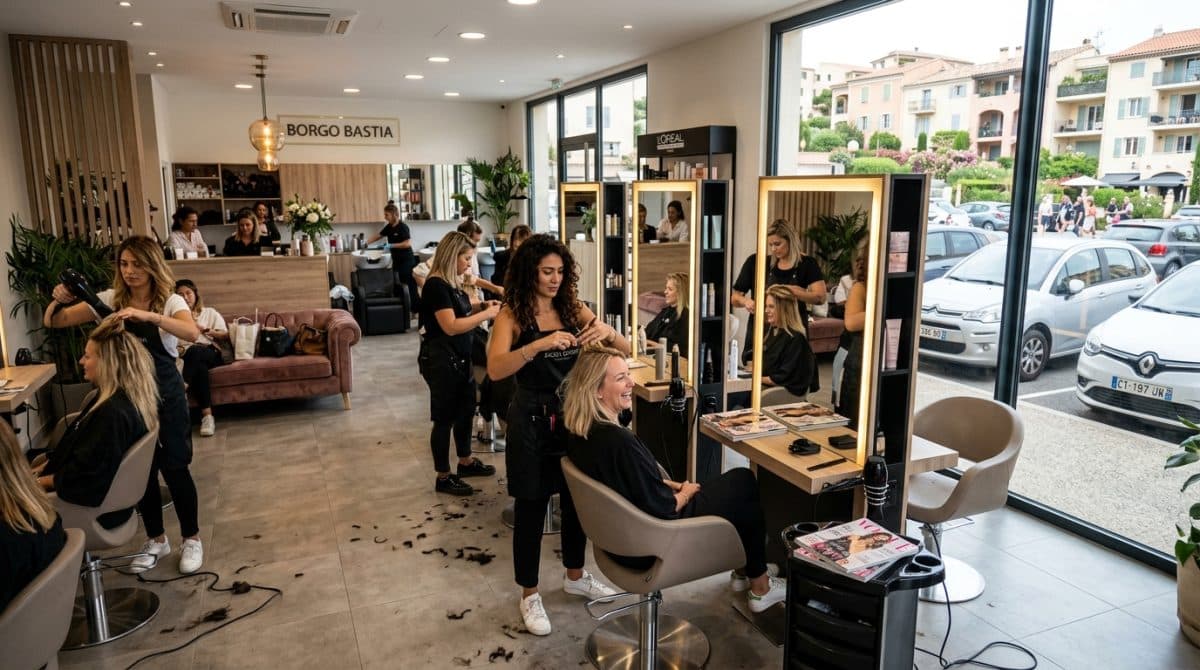 Illustration générée : A vendre fonds de commerce esthétique, coiffure