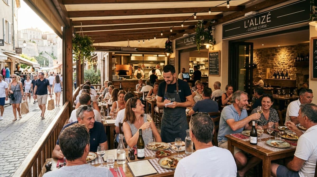 Illustration générée : A vendre murs restaurant appartement balagne