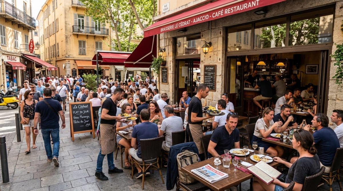 Illustration générée : A vendre fonds de commerce restaurant