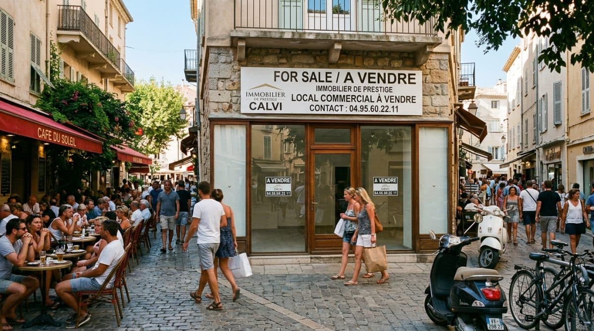 Illustration générée : Locaux Commerciaux · CALVI