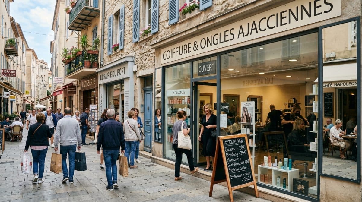 Illustration générée : A vendre fonds de commerce coiffure esthetique