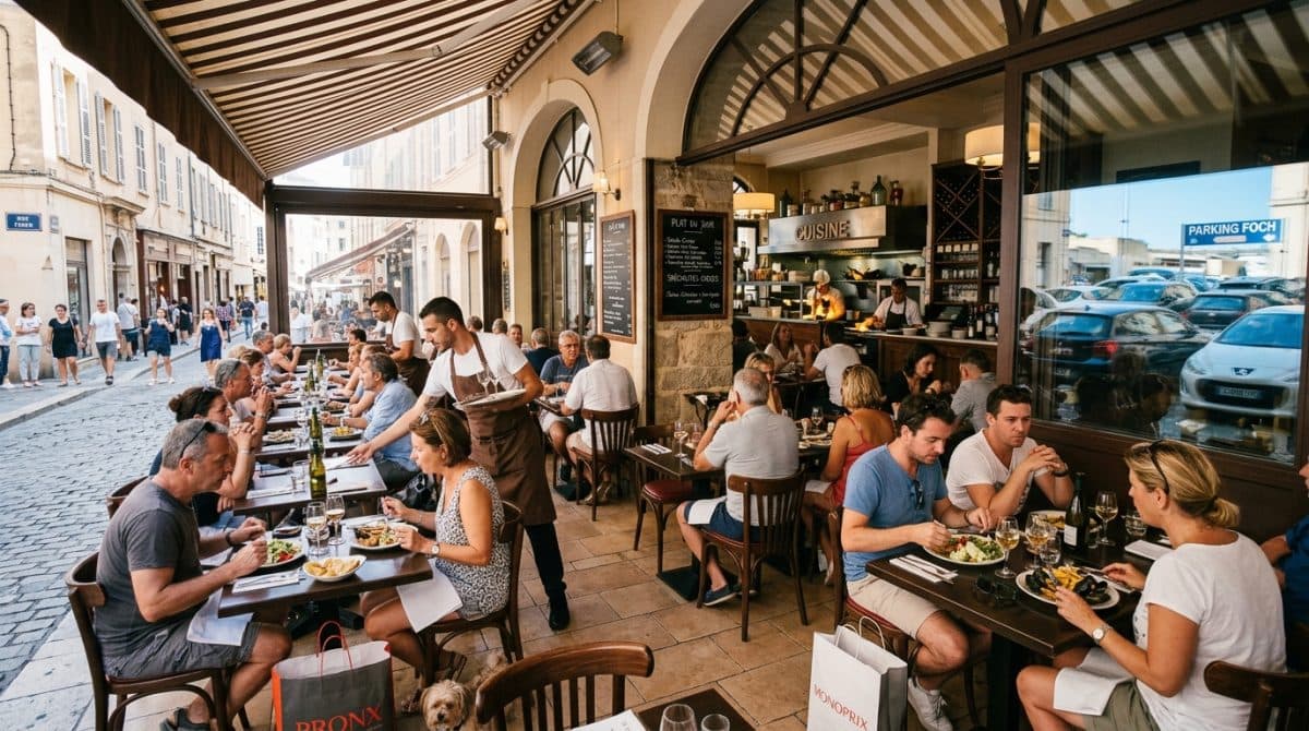 Illustration générée : A vendre fonds de commerce brasserie - emplacement stratégique au coeur d'ajaccio