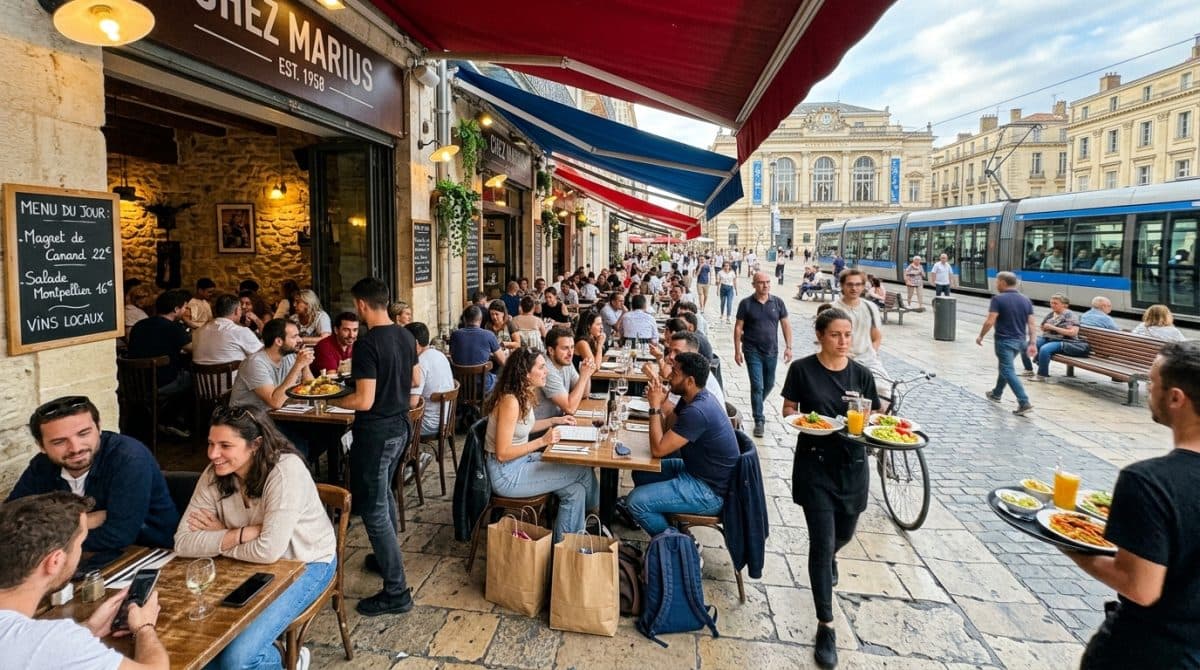 Illustration générée : MONTPELLIER CENTRE – RESTAURANT À FORT CA – 293 m²