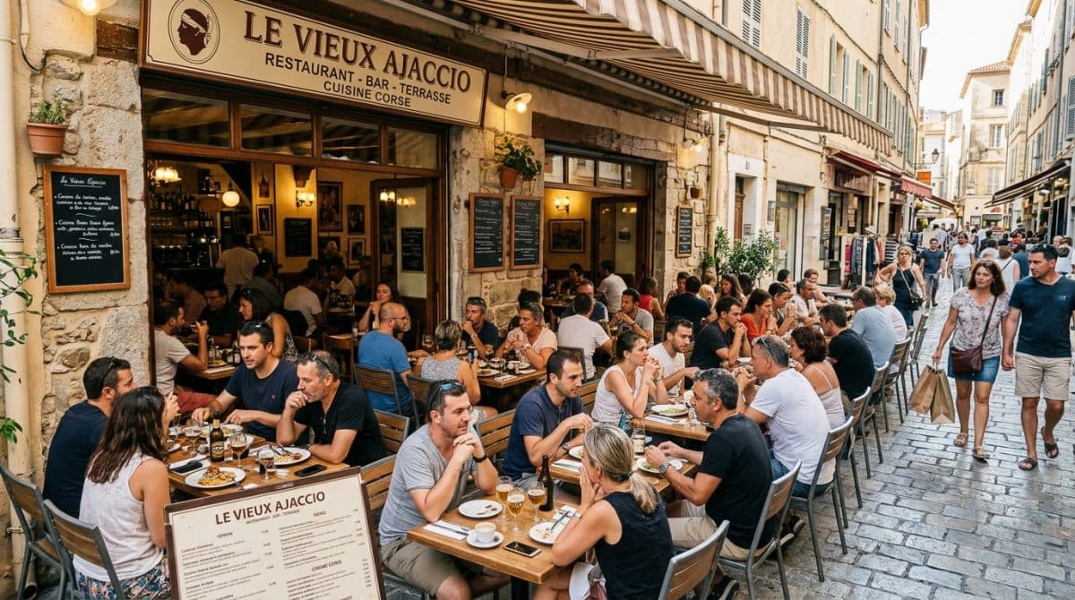 Illustration générée : Vente restaurant centre ville ajaccio