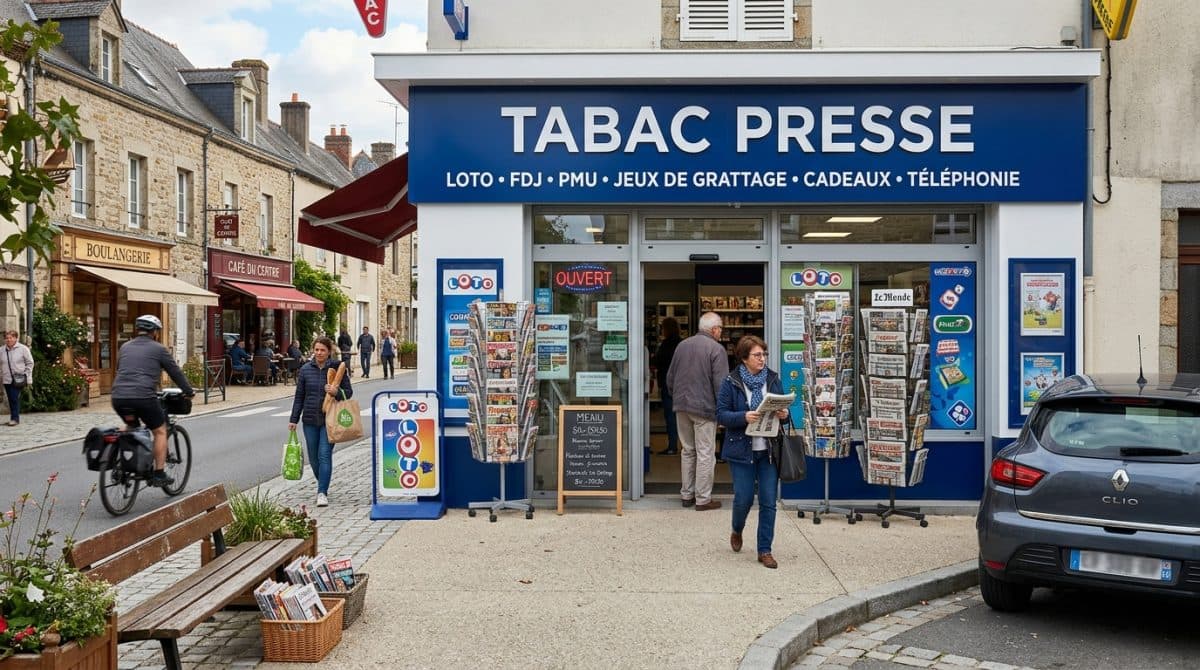Illustration générée : A vendre un tabac presse loto FDJ a 20 mn de montlucon