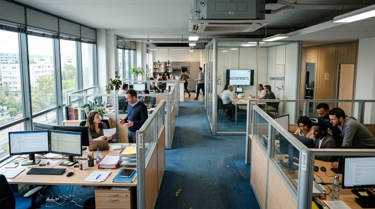 Illustration générée : Bureaux Bron 175.45 m²
