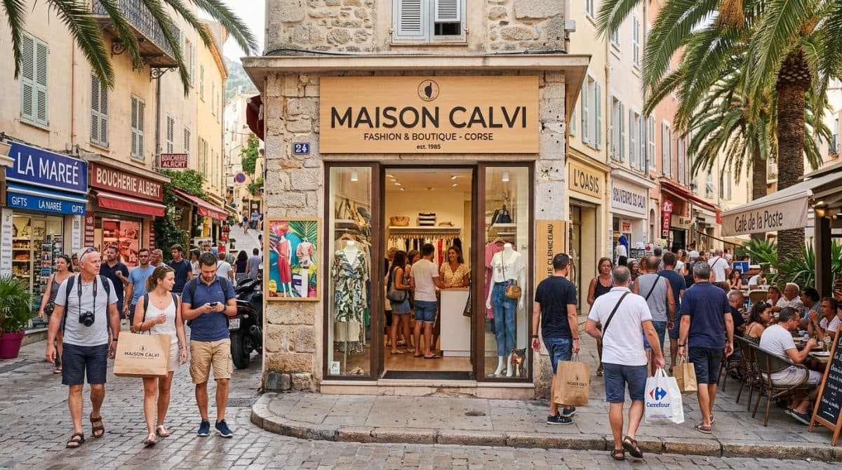 Illustration générée : A vendre murs et fonds de commerce pap balagne
