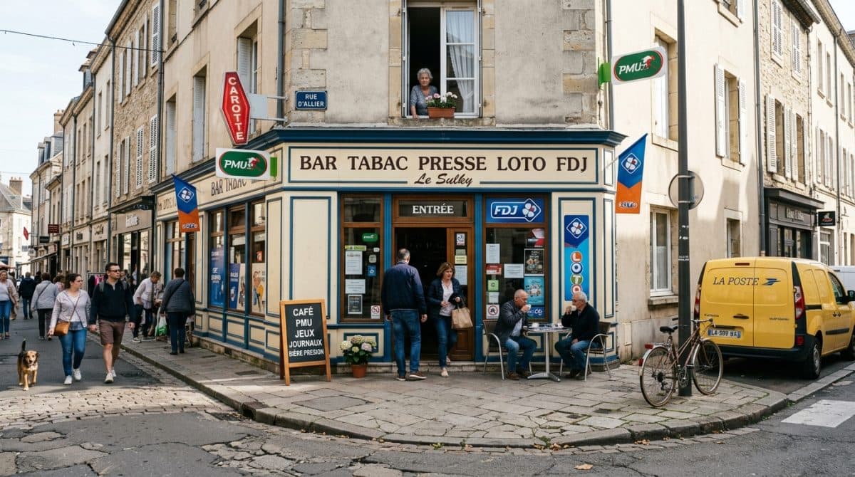 Illustration générée : A vendre un ensemble immobilier de murs commerciaux et privatifs entre moulins et nevers