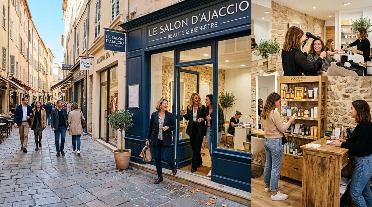 Illustration générée : Vente fonds de commerce beaute soins esthetiques