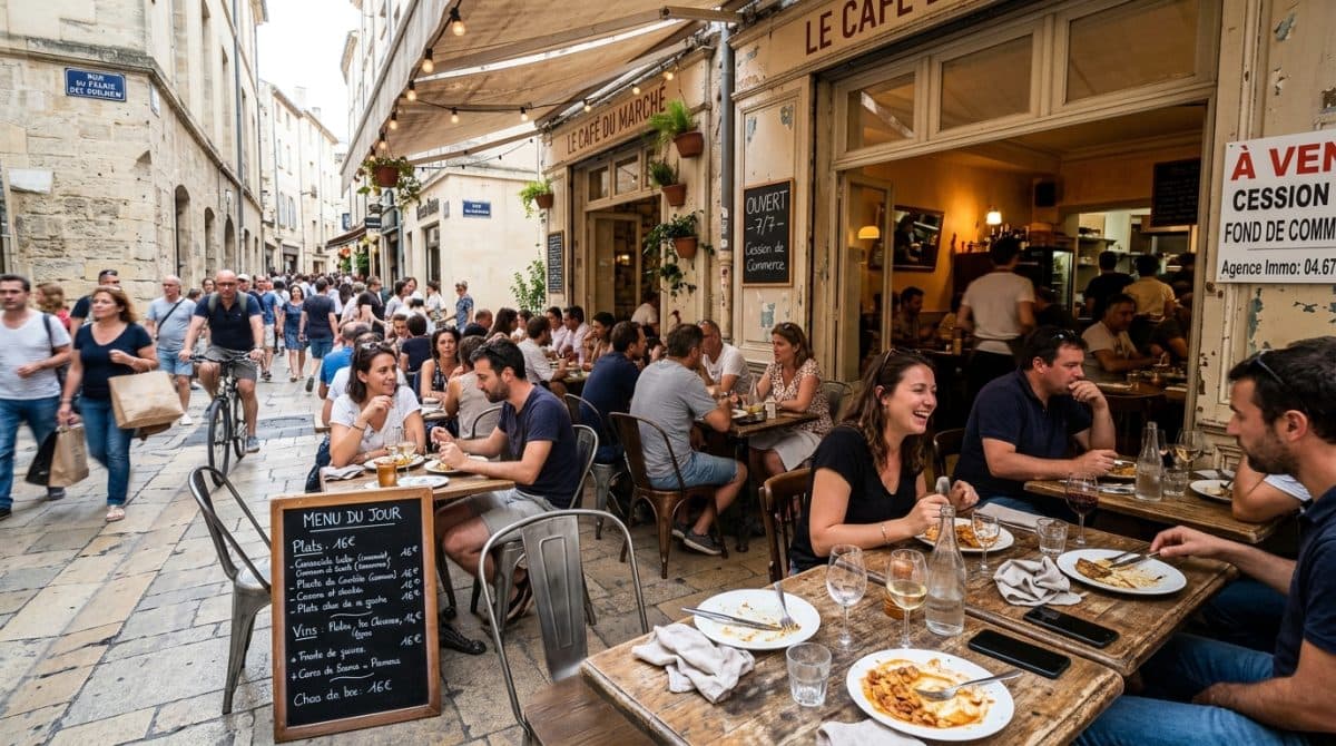 Illustration générée : Opportunité exceptionnelle : Restaurant rentable à vendre à Montpellier.