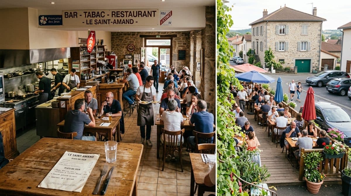 Illustration générée : Bar tabac restaurant a 30 min de clermont-ferrand