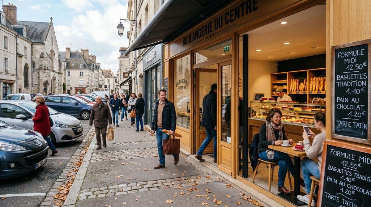 Illustration générée : Boulangerie patisserie a bourges