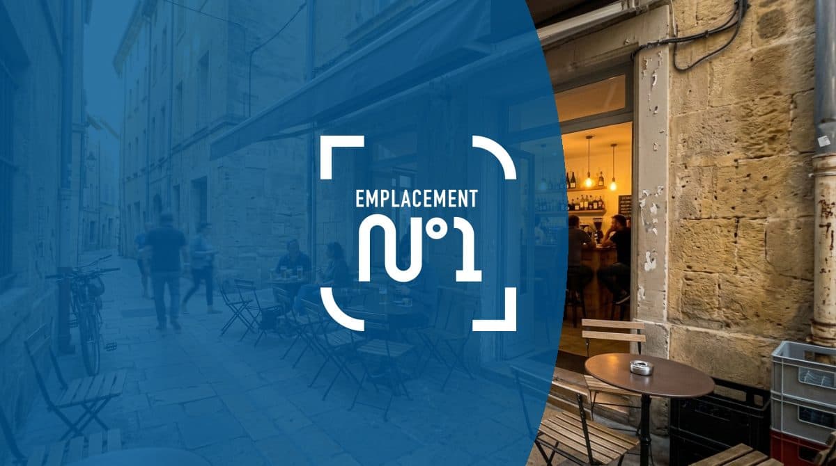 Illustration générée : Bar à céder - Montpellier Écusson - Quartier festif avec terrasse
