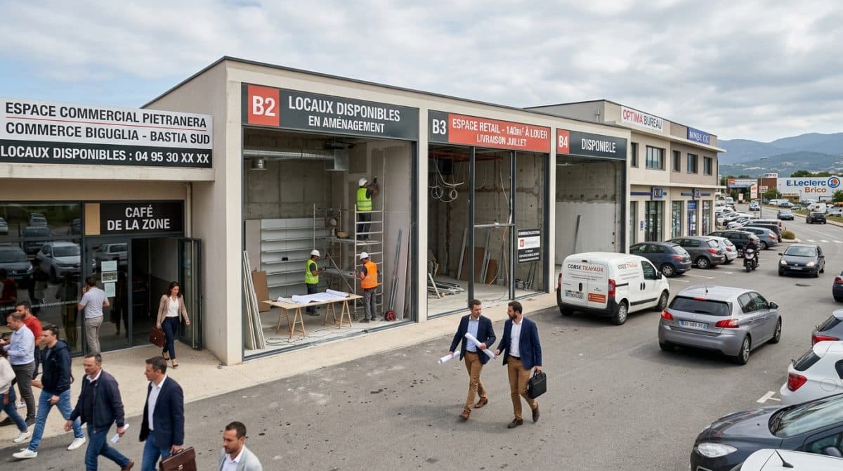 Illustration générée : Location locaux d'activites biguglia