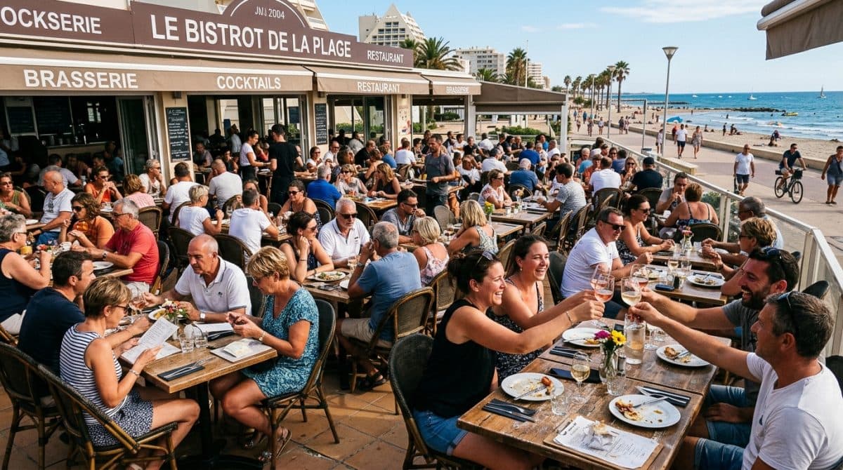 Illustration générée : A vendre BAR BRASSERIE RESTAURANT LIC IV BORD DE MER