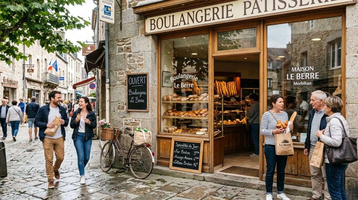 Illustration générée : Boulangerie patisserie Morbihan