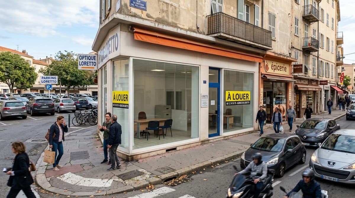 Illustration générée : A louer loretto locaux commerciaux/bureaux