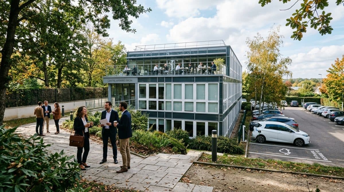 Illustration générée : Bureau 327 m² Bron