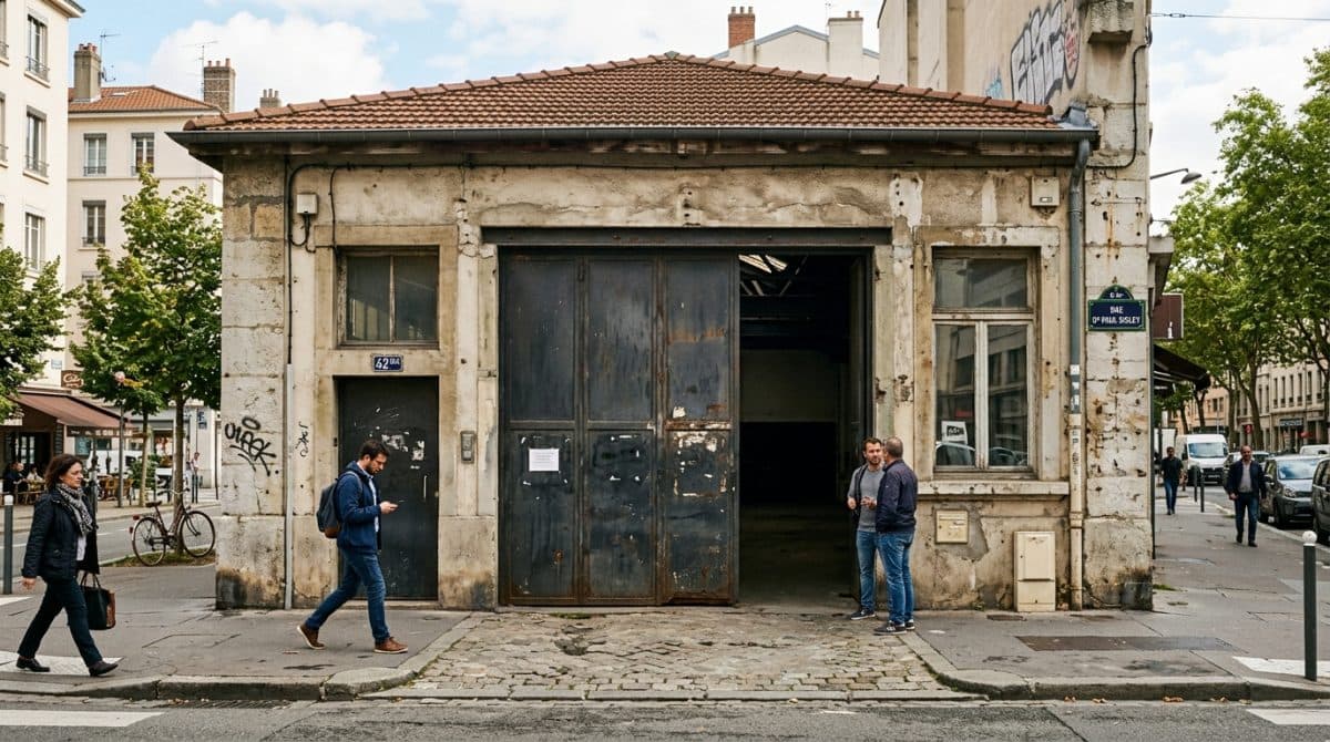 Illustration générée : Murs Commerciaux Libres 402 m² Lyon 8