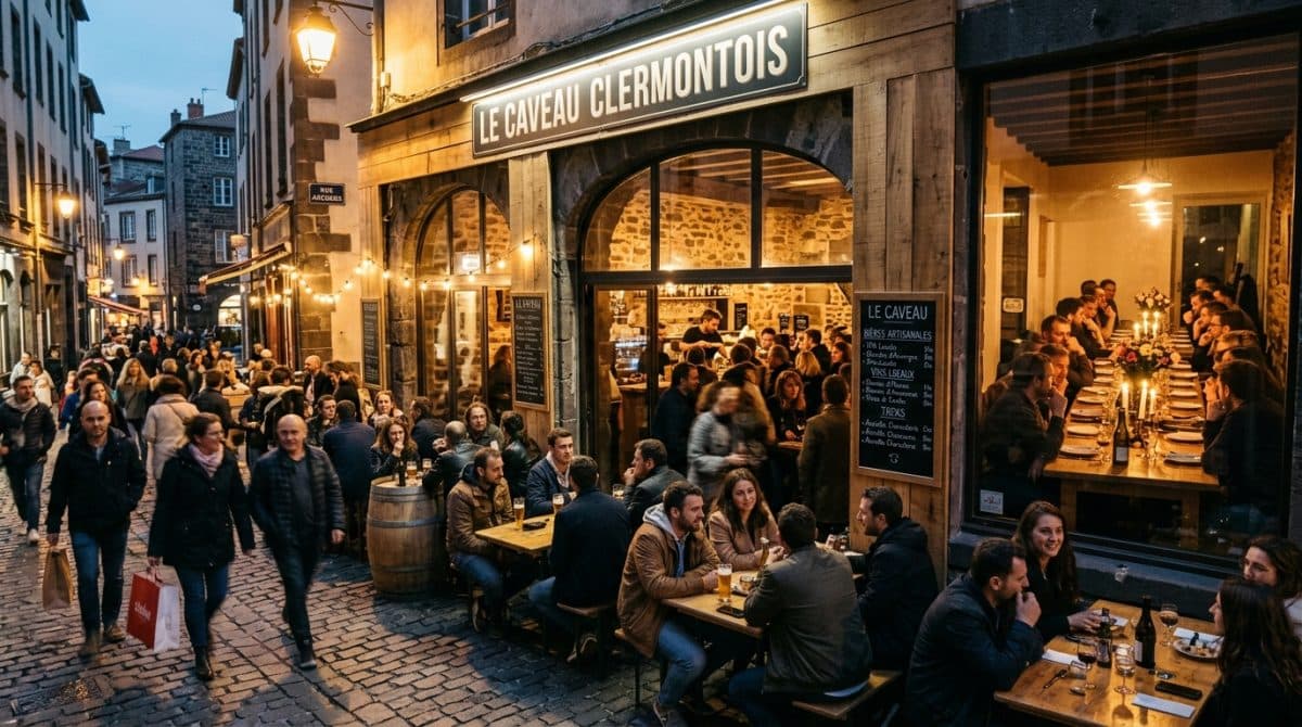 Illustration générée : Bar pub licence 4 avec extraction a vendre centre clermont-ferrand