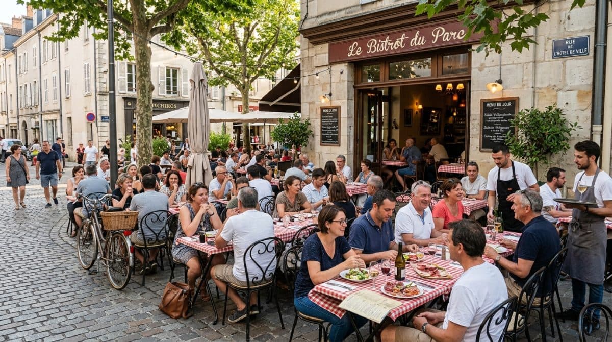 Illustration générée : Fonds de commerce - Petite restauration - Cœur de ville