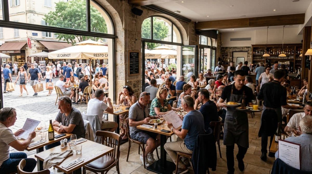 Illustration générée : 🍽️ à vendre fonds de commerce restaurant situé au coeur de saint raphael